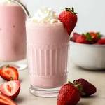 Strawberry milkshake 